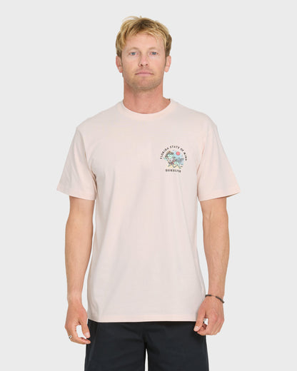 Florida Lounge Short Sleeve Knit T-Shirt - Rosewater