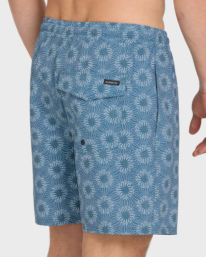 Ocean Mayhem 17" Swim Trunks - Dark Denim