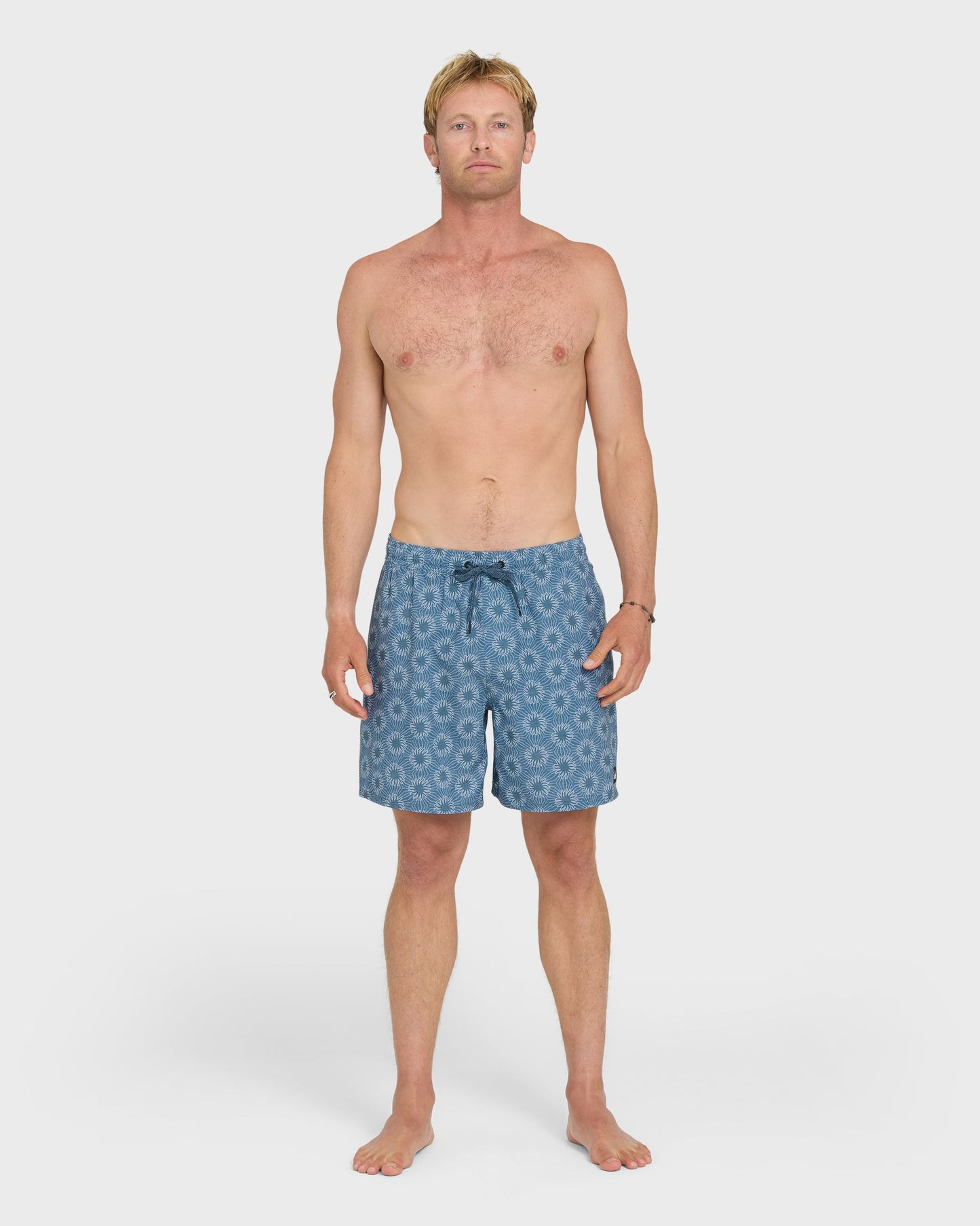 Ocean Mayhem 17" Swim Trunks - Dark Denim