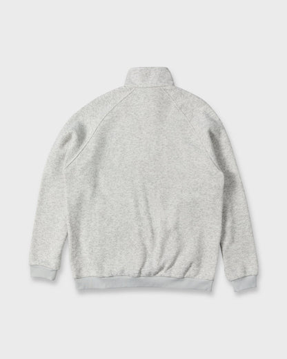 Keller Half Zip Mock Neck Sweatshirt - Light Gray Heather