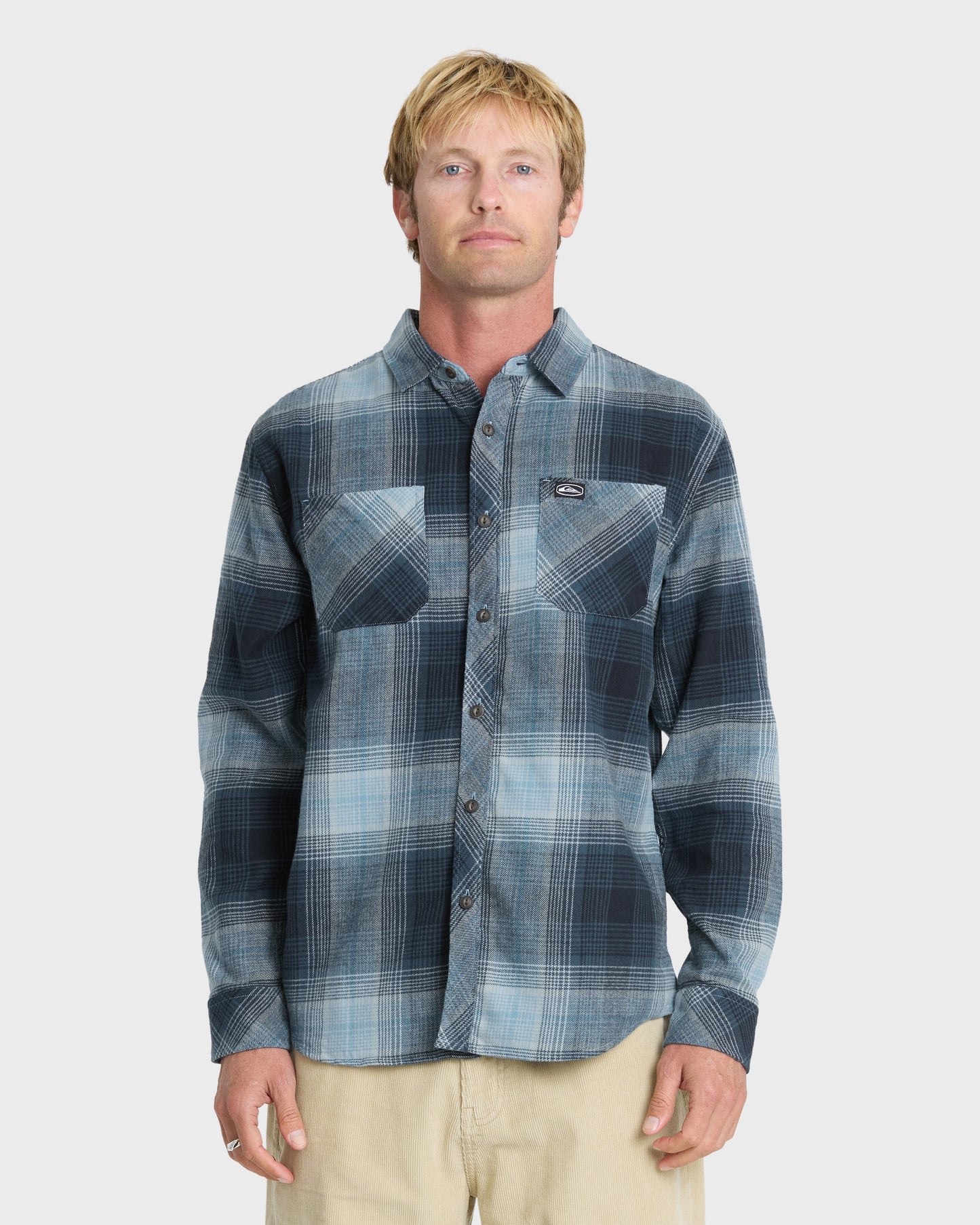 Avalon Long Sleeve Flannel Shirt - Dark Denim