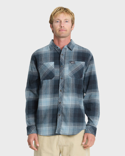 Avalon Long Sleeve Flannel Shirt - Dark Denim