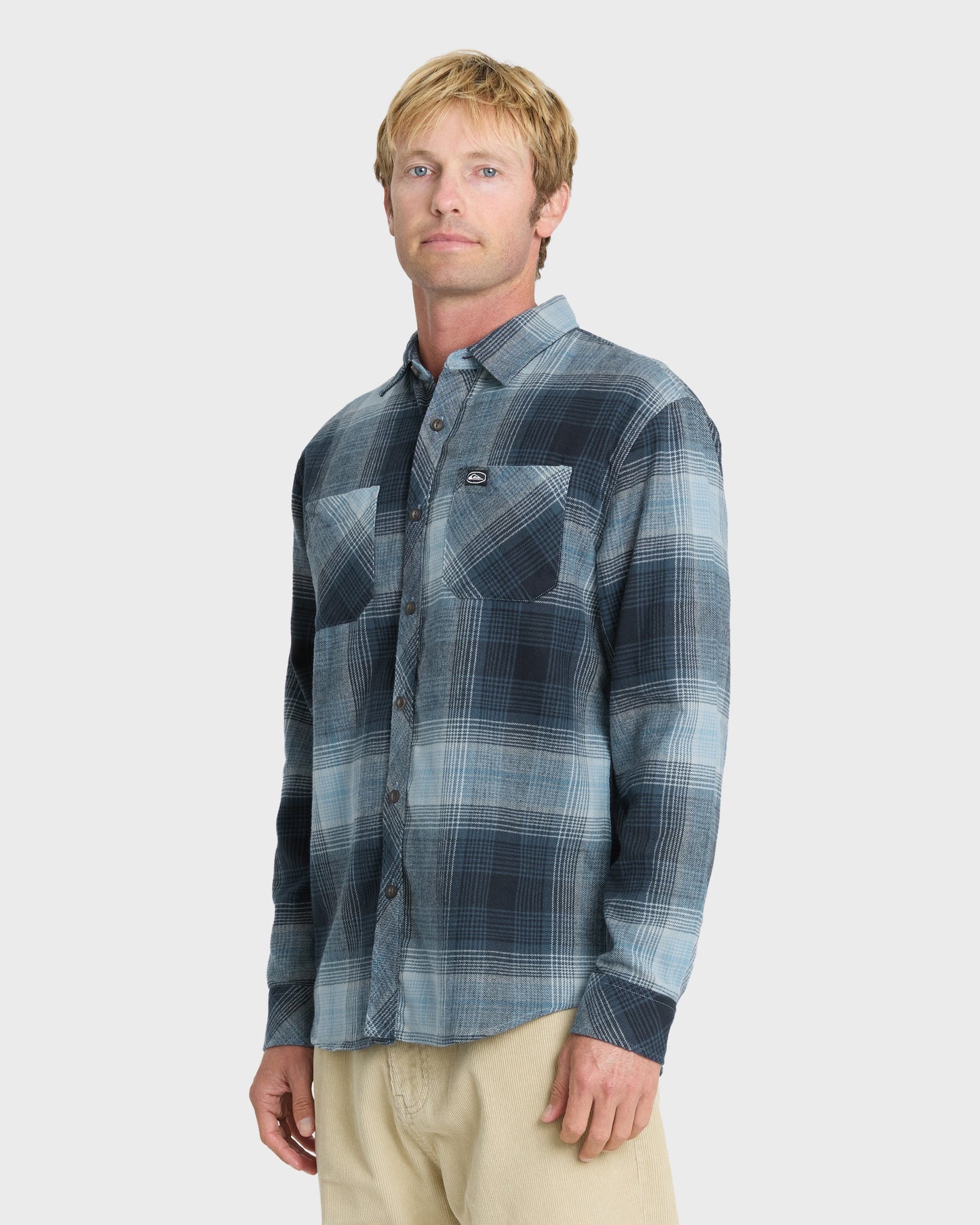 Avalon Long Sleeve Flannel Shirt - Dark Denim