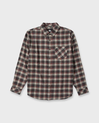 Saltwater Long Sleeve Flannel Shirt - Phantom