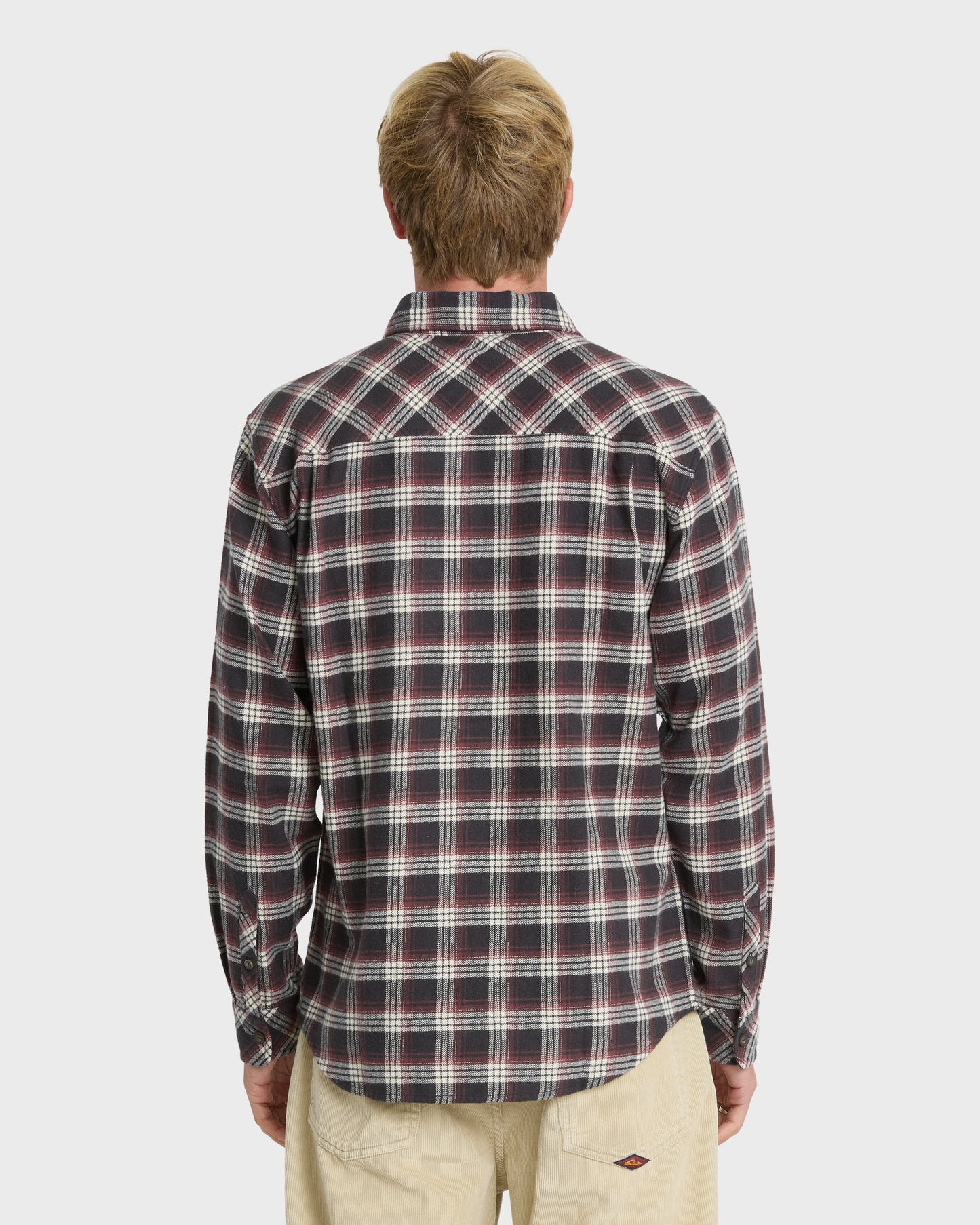 Saltwater Long Sleeve Flannel Shirt - Phantom