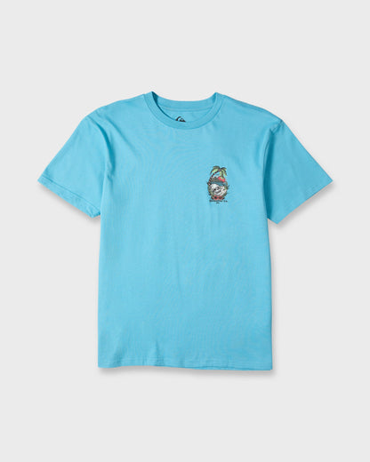 Staycation Short Sleeve Cotton T-Shirt - Crystal Seas