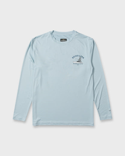 Waterman Offshore Angler 50 UPF Long Sleeve Surf Tee - Skyway