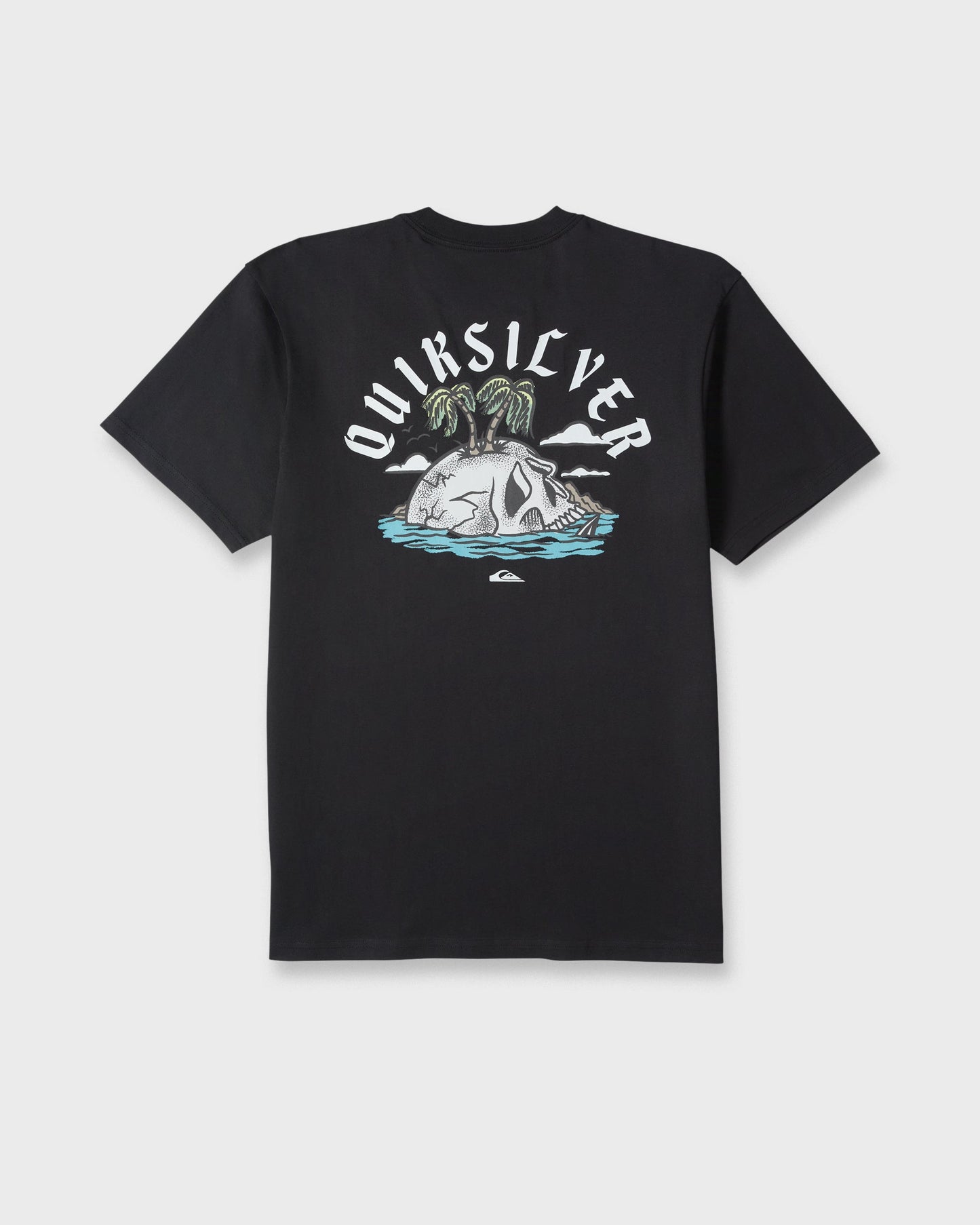 Skull Rock Classic Short Sleeve Knit T-Shirt - Black