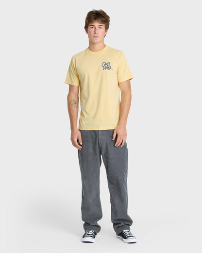 Shred Classic Short Sleeve Knit T-Shirt - Straw Heather