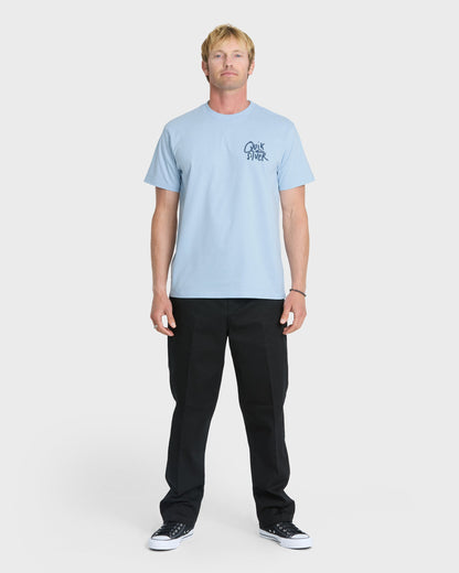 Shred Classic Short Sleeve Knit T-Shirt - Skyway Heather