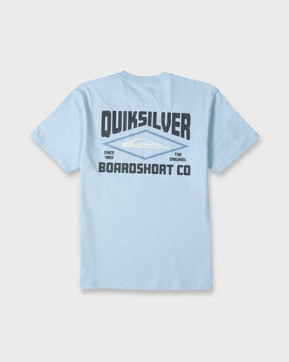 Stay Diamond Classic Short Sleeve Knit T-Shirt - Skyway Heather