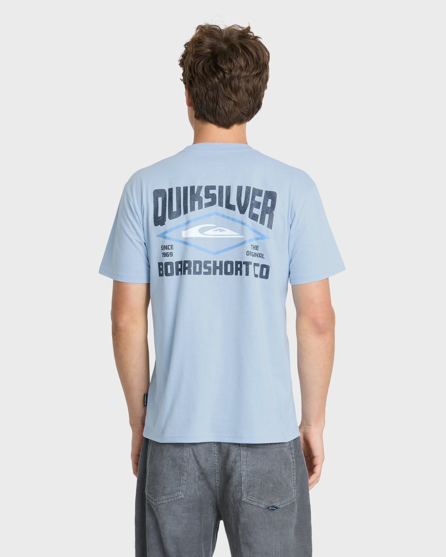 Stay Diamond Classic Short Sleeve Knit T-Shirt - Skyway Heather