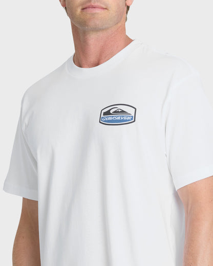 Shapers Crest Short Sleeve Cotton T-Shirt - White