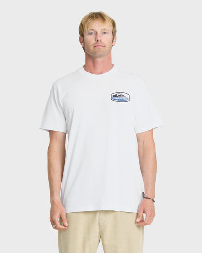 Shapers Crest Short Sleeve Cotton T-Shirt - White