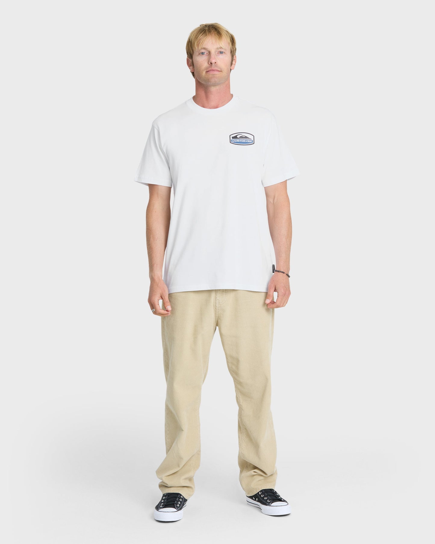 Shapers Crest Short Sleeve Cotton T-Shirt - White