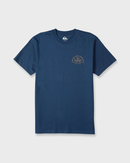 Garage Days Classic Short Sleeve Knit T-Shirt - Dark Denim