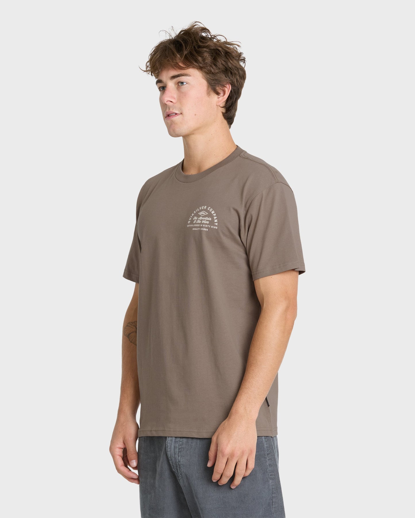 Garage Days Classic Short Sleeve Knit T-Shirt - Pine Bark