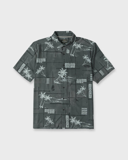 Waterman Island Time Short Sleeve Woven Shirt - Phantom