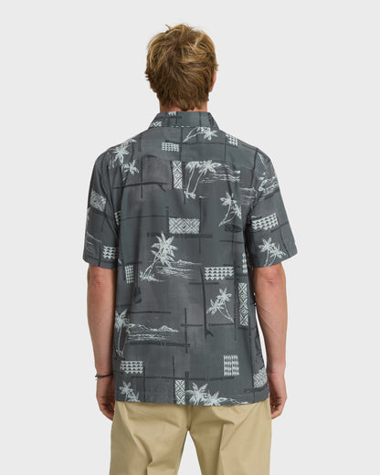 Waterman Island Time Short Sleeve Woven Shirt - Phantom