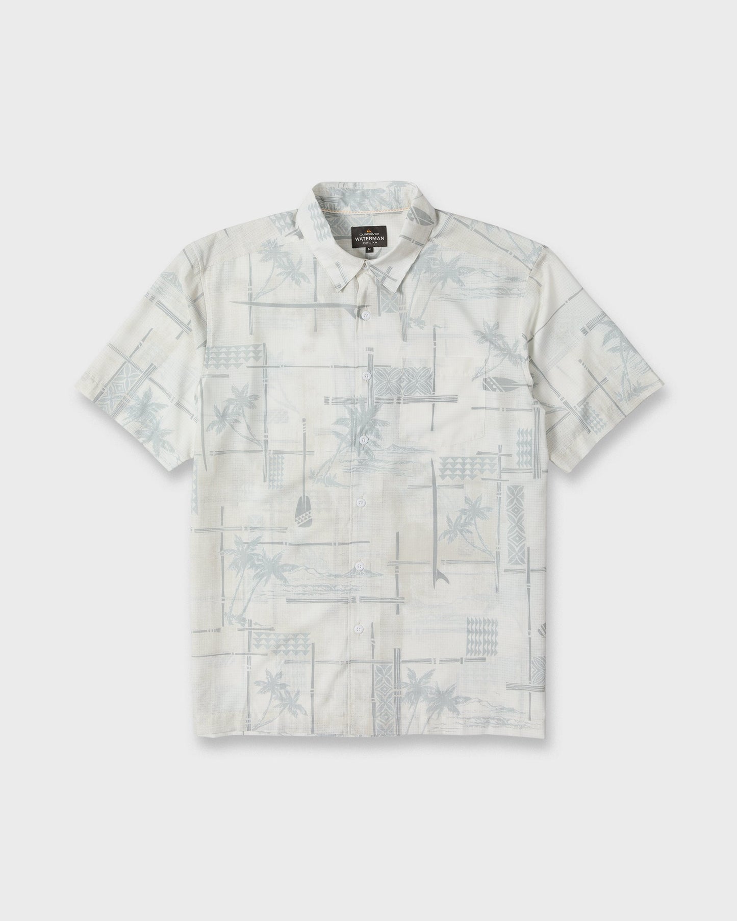 Waterman Island Time Short Sleeve Woven Shirt - White
