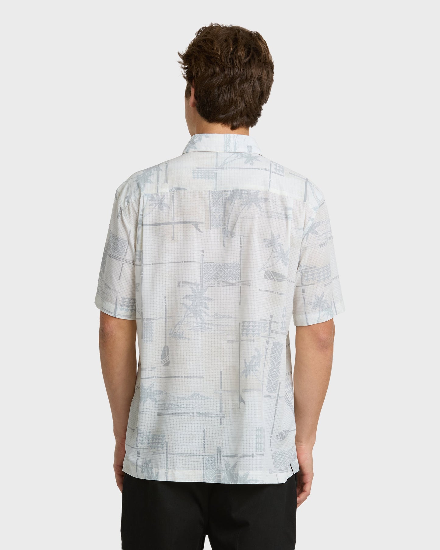 Waterman Island Time Short Sleeve Woven Shirt - White