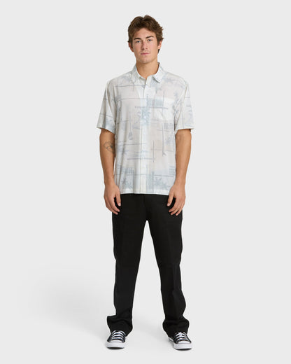 Waterman Island Time Short Sleeve Woven Shirt - White