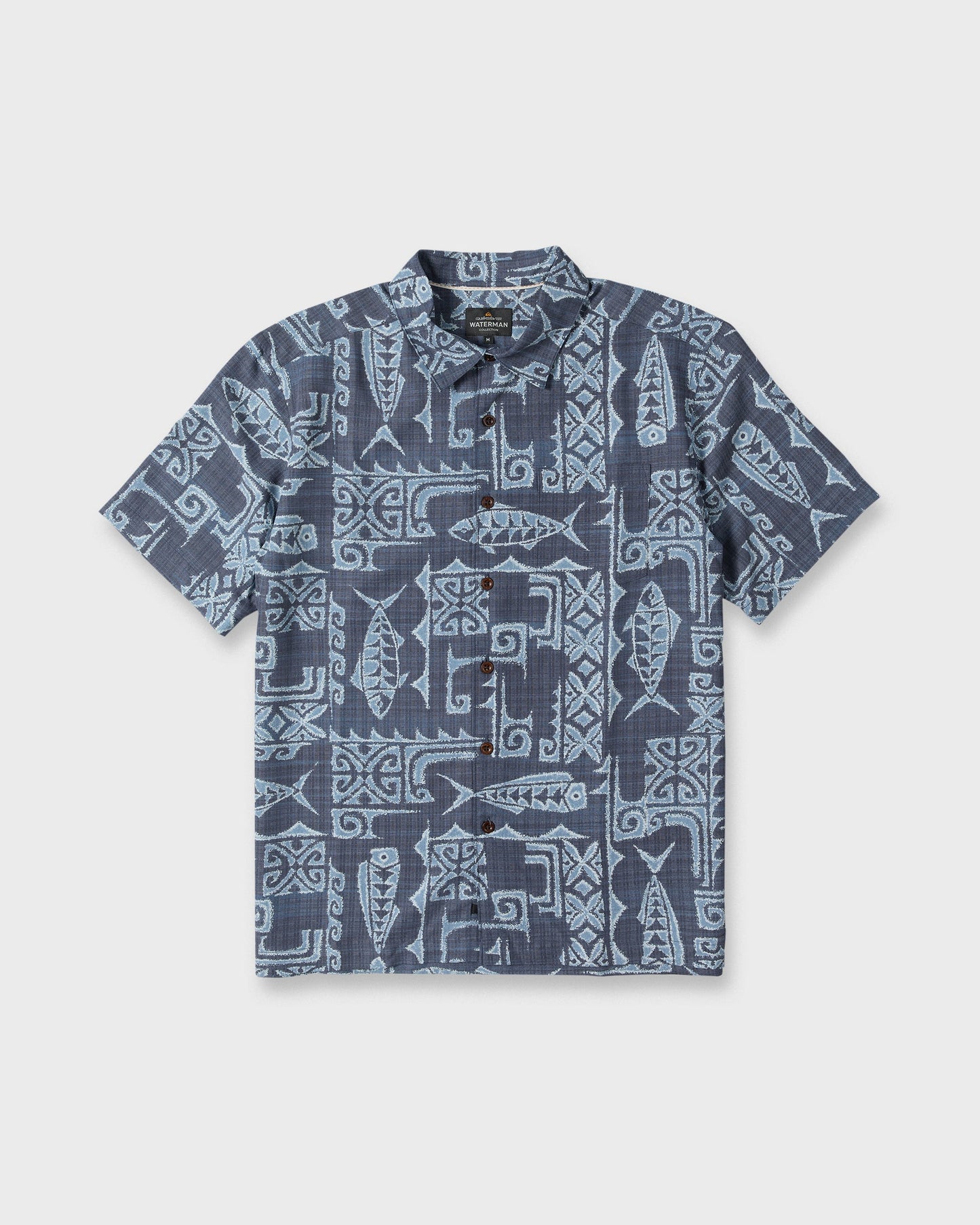 Waterman Pescadero Short Sleeve Woven Shirt - Blue Nights