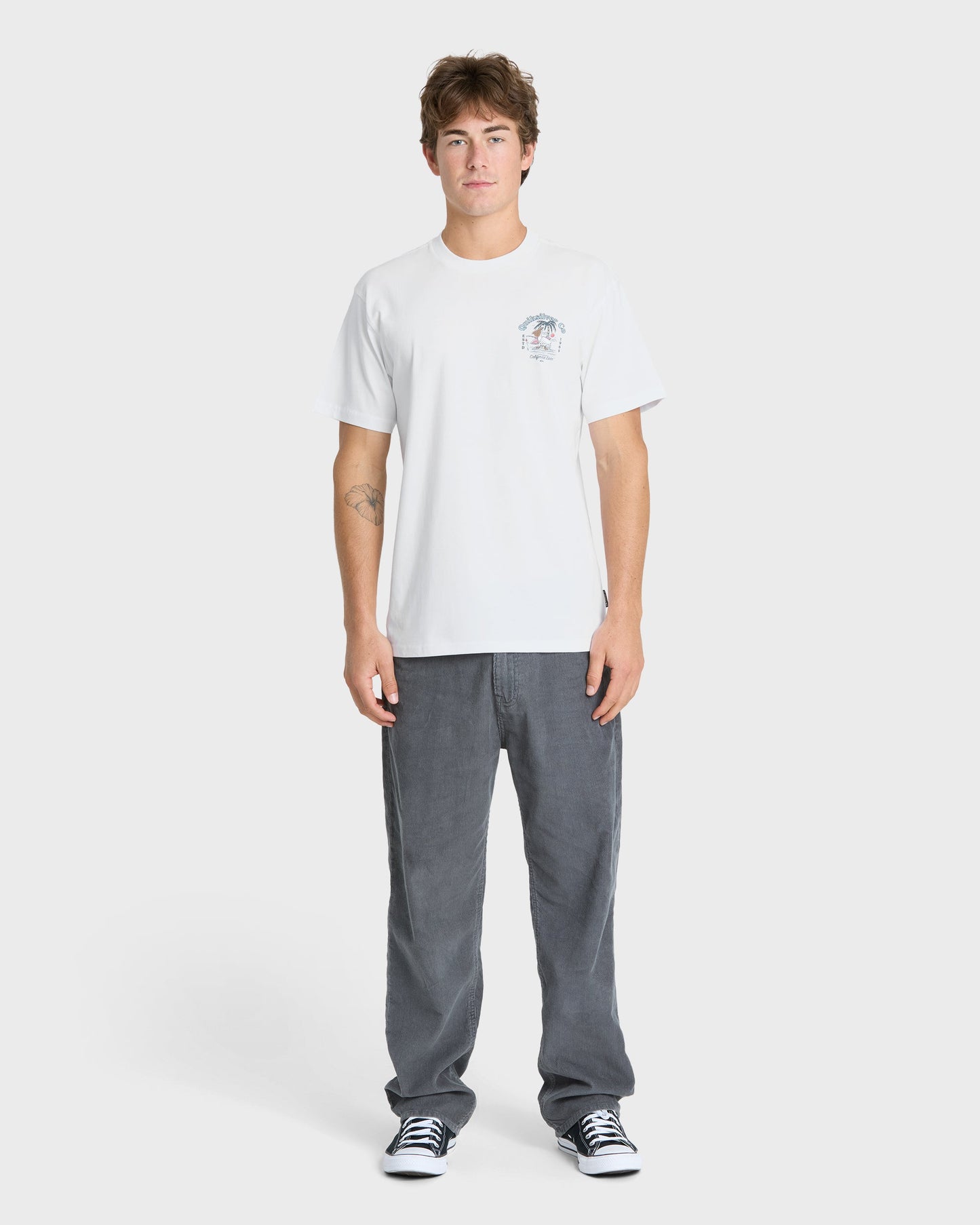 California Pelican Island Classic Short Sleeve Knit T-Shirt - White