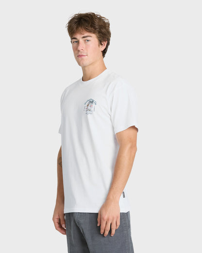 California Pelican Island Classic Short Sleeve Knit T-Shirt - White