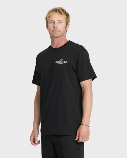 Hawaii Barb Wire Classic Short Sleeve Cotton T-Shirt - Black