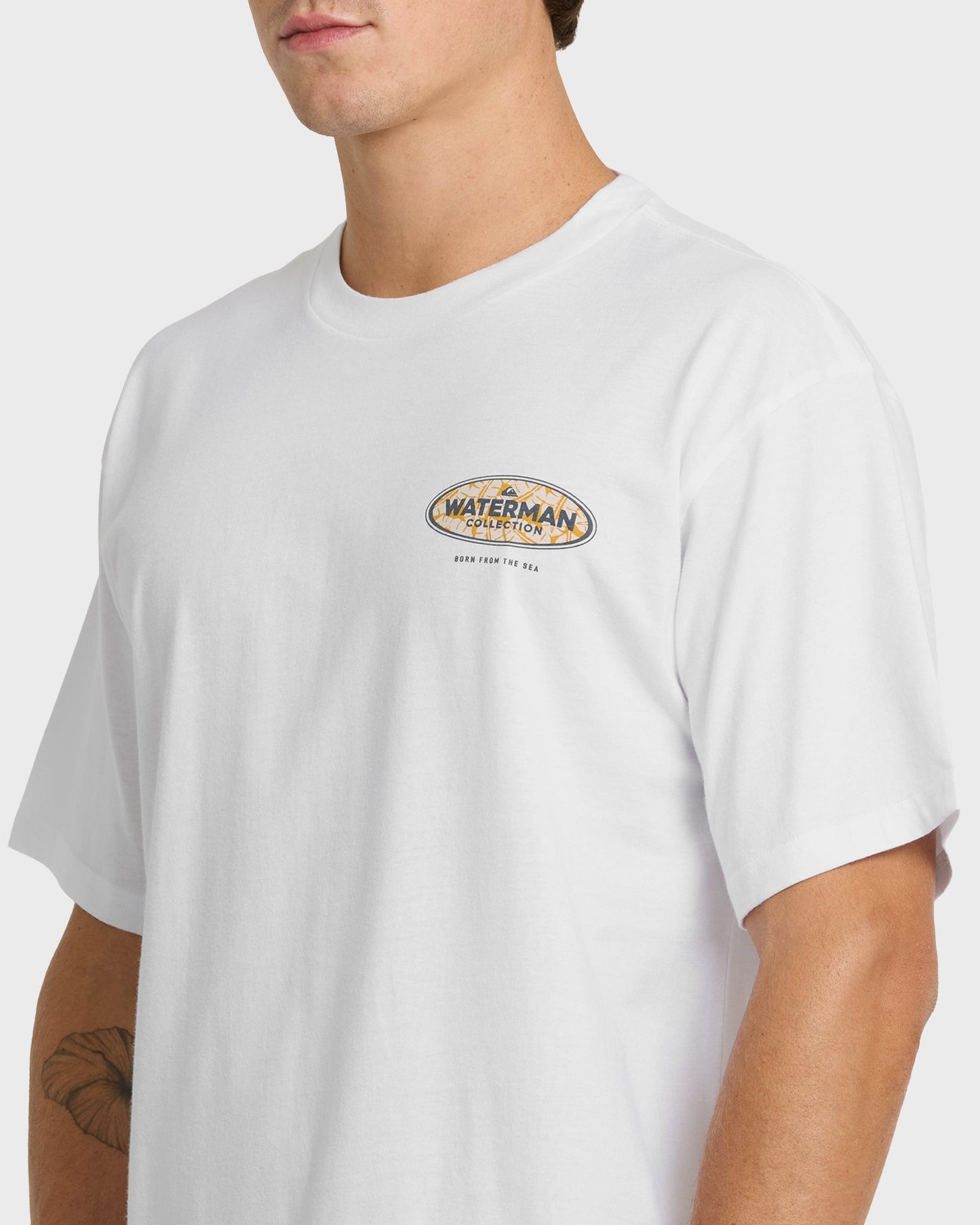 Waterman Inter Fill Classic Short Sleeve Knit T-Shirt - White