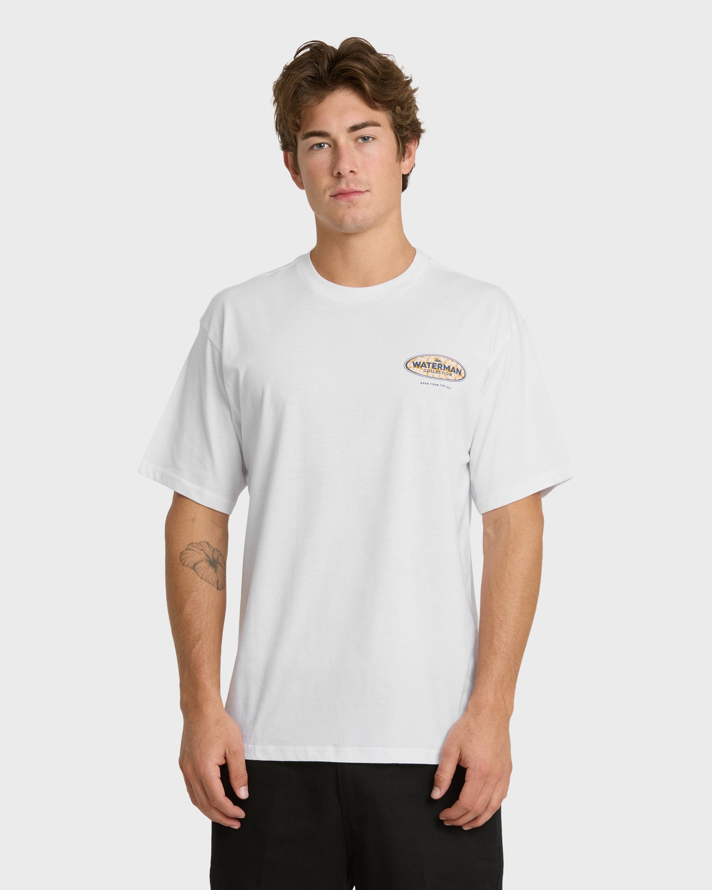 Waterman Inter Fill Classic Short Sleeve Knit T-Shirt - White