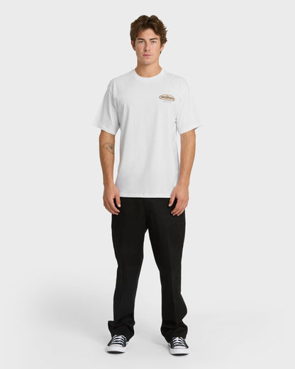 Waterman Inter Fill Classic Short Sleeve Knit T-Shirt - White