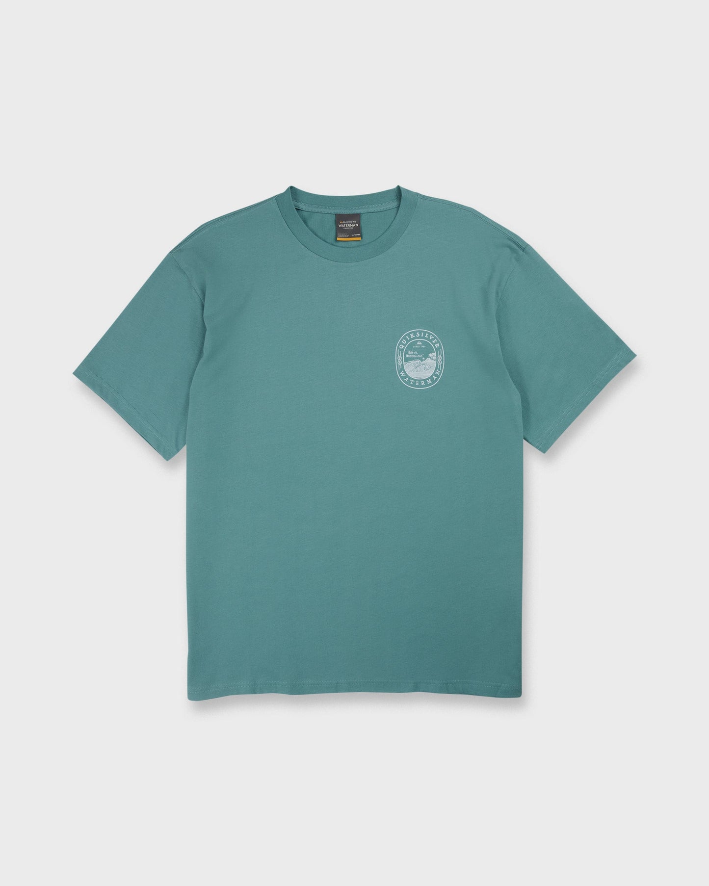 Waterman Worries Out Short Sleeve Cotton T-Shirt - North Atlantic