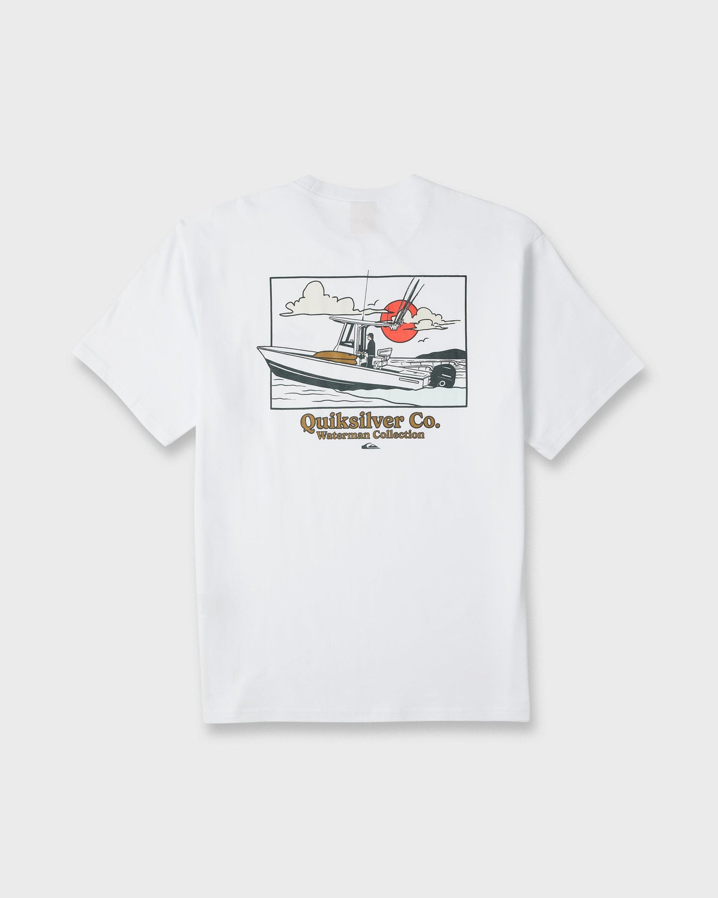 Waterman Seabound Short Sleeve Cotton T-Shirt - White