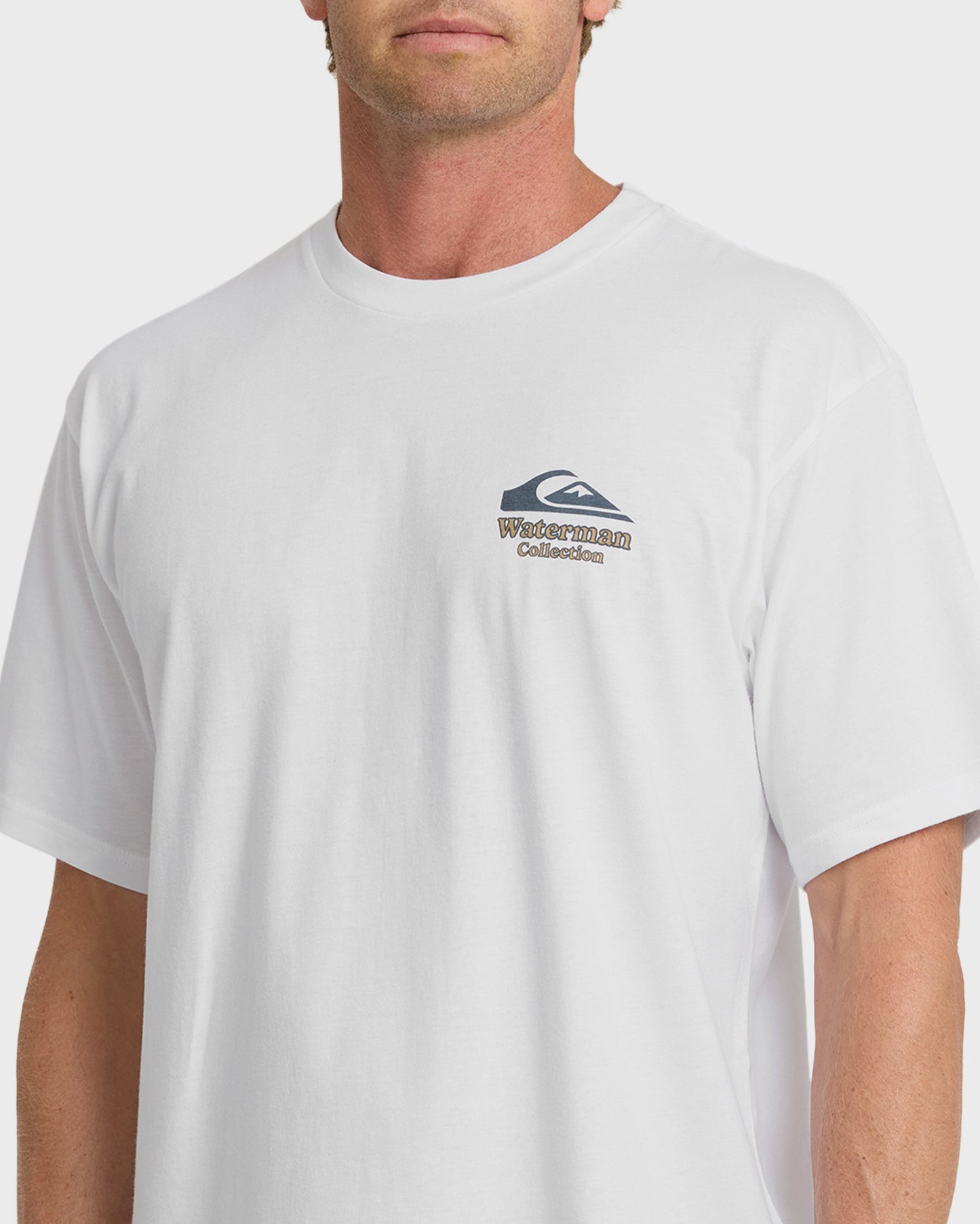 Waterman Seabound Short Sleeve Cotton T-Shirt - White