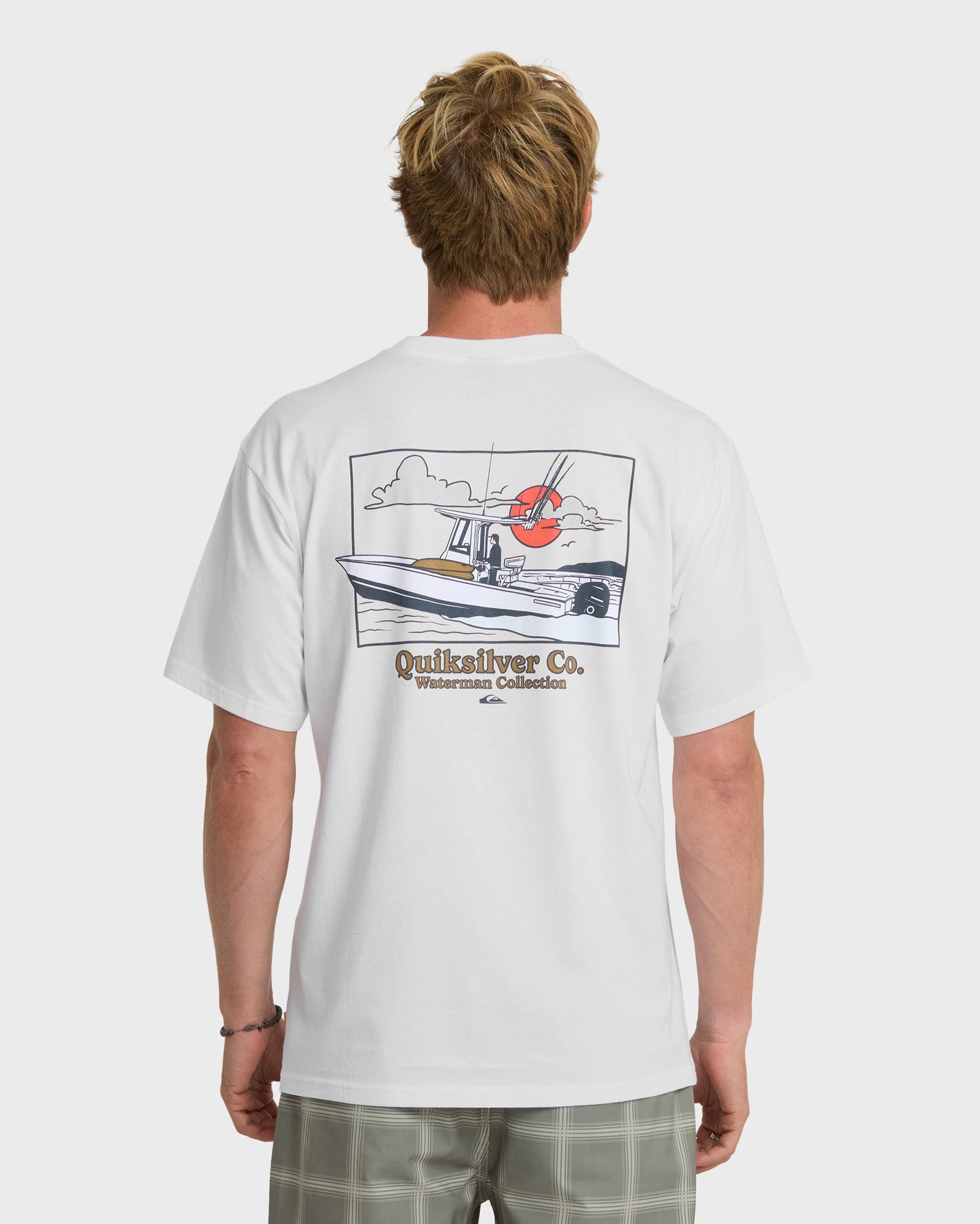 Waterman Seabound Short Sleeve Cotton T-Shirt - White