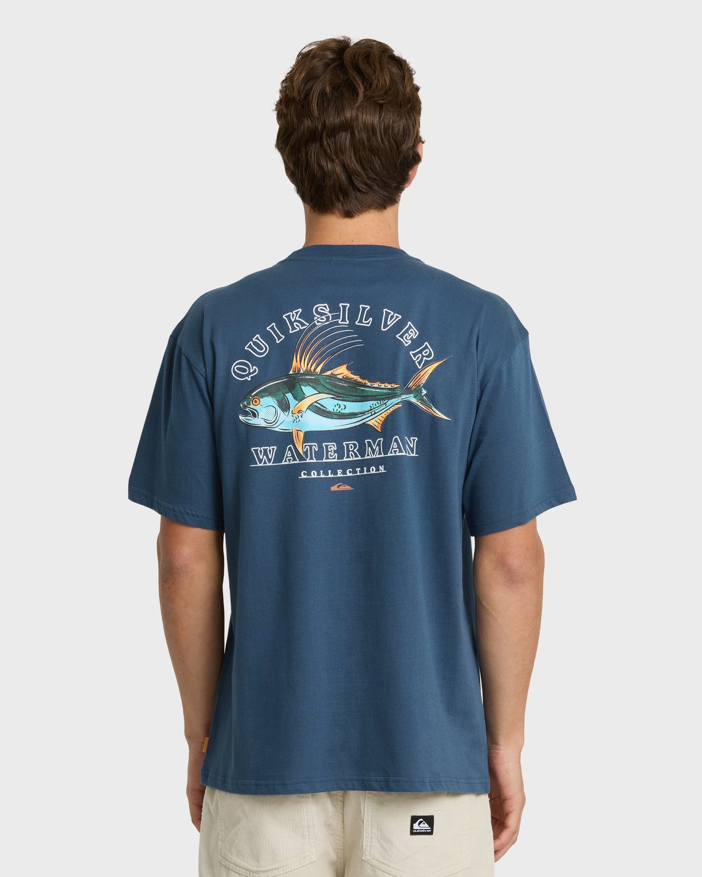 Waterman Rooster Classic Short Sleeve Knit T-Shirt - Dark Denim
