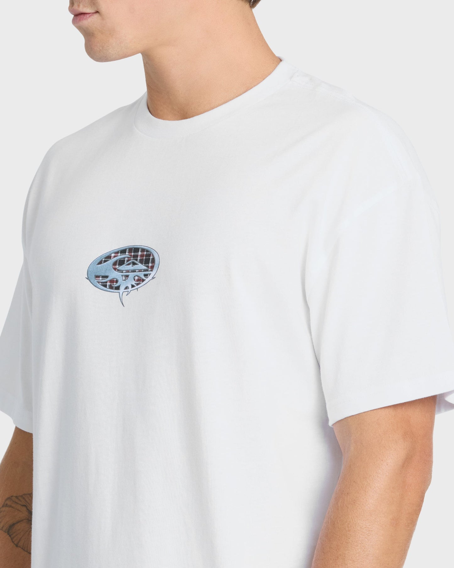 Chrome Thorn Mercury Short Sleeve Knit T-Shirt - White