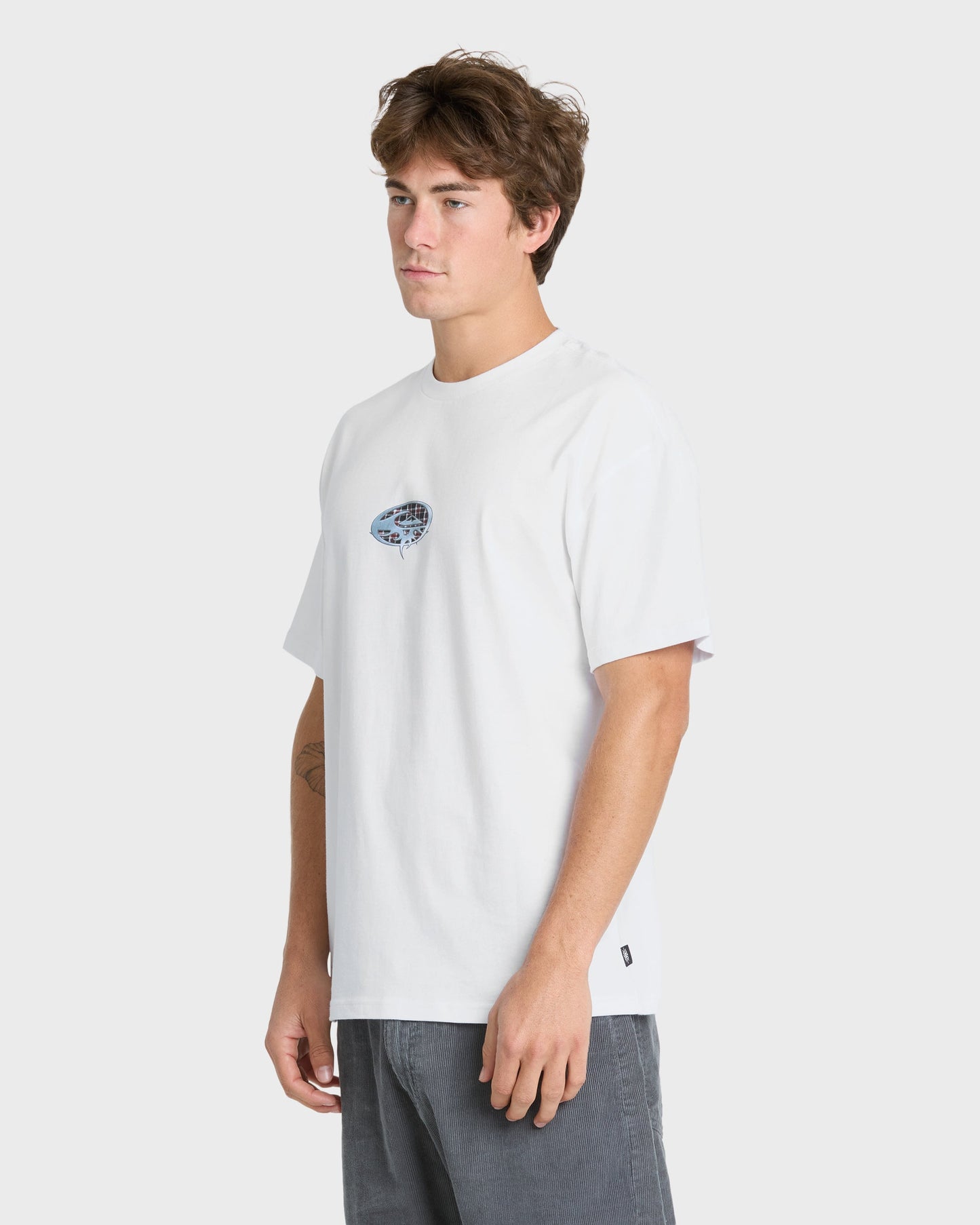 Chrome Thorn Mercury Short Sleeve Knit T-Shirt - White