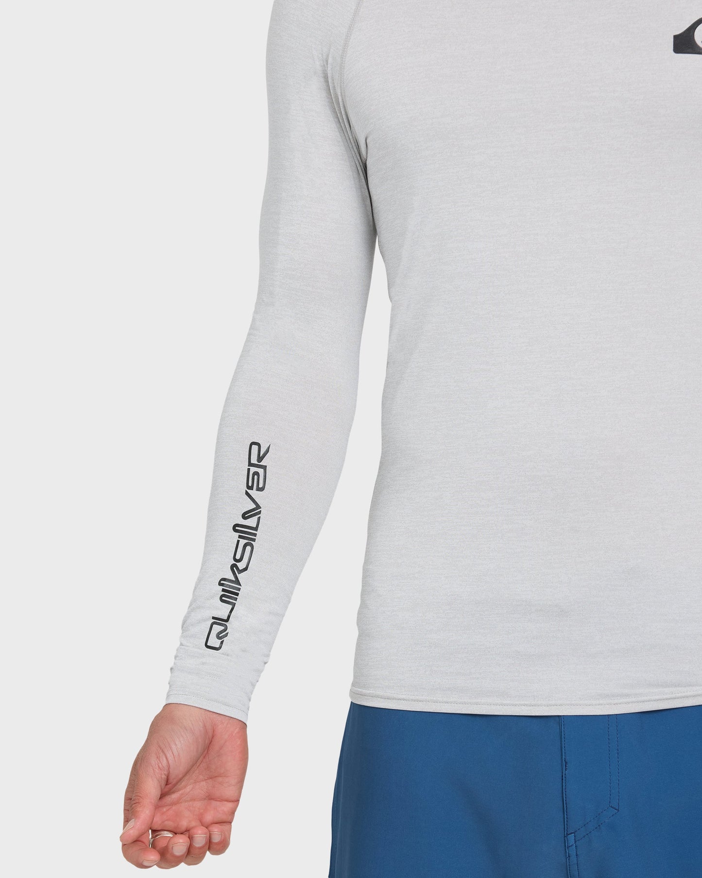 Everyday UPF 50 Long Sleeve Rashguard - Light Grey Hth