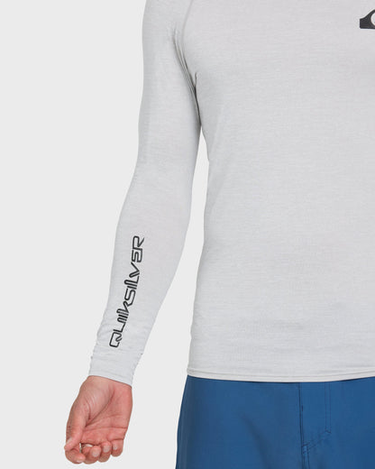 Everyday UPF 50 Long Sleeve Rashguard - Light Grey Hth