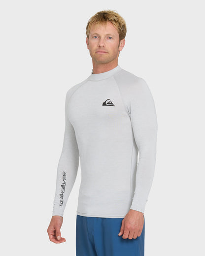 Everyday UPF 50 Long Sleeve Rashguard - Light Grey Hth