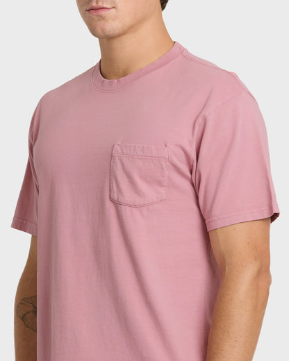 Saltwater Pocket Tee - Dusty Rose