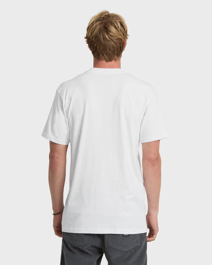 Saltwater Pocket Tee - White