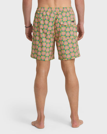 Surfsilk Mix 17" Nb Swim Trunks - Mustard