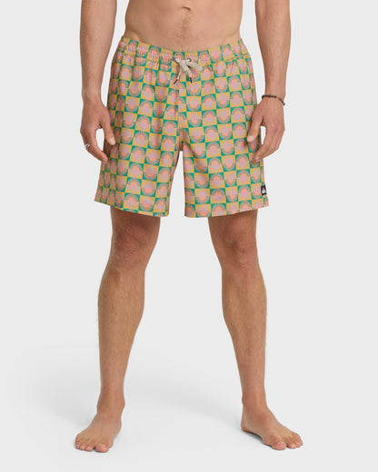 Surfsilk Mix 17" Nb Swim Trunks - Mustard