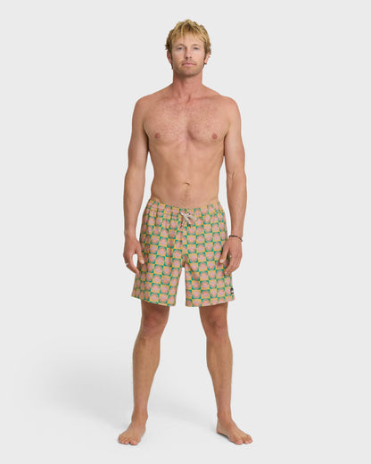 Surfsilk Mix 17" Nb Swim Trunks - Mustard