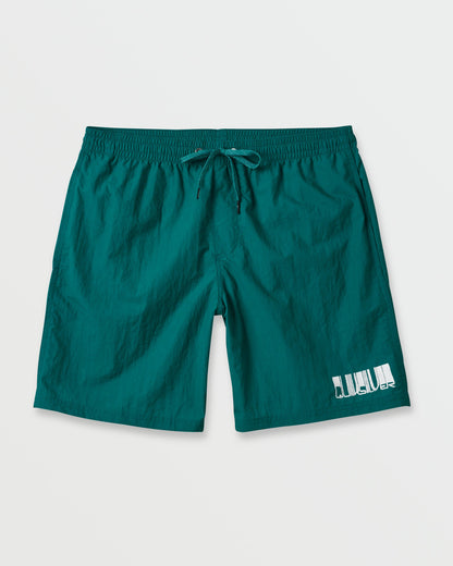 Nylon 18" Swim Trunks - Dk Teal