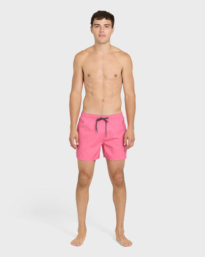 Everyday Solid 15" Swim Trunks - Pink Lemonade